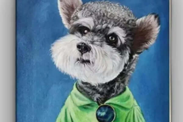 digital-hand-drawn-dog-portrait-framed-print-living-room-display