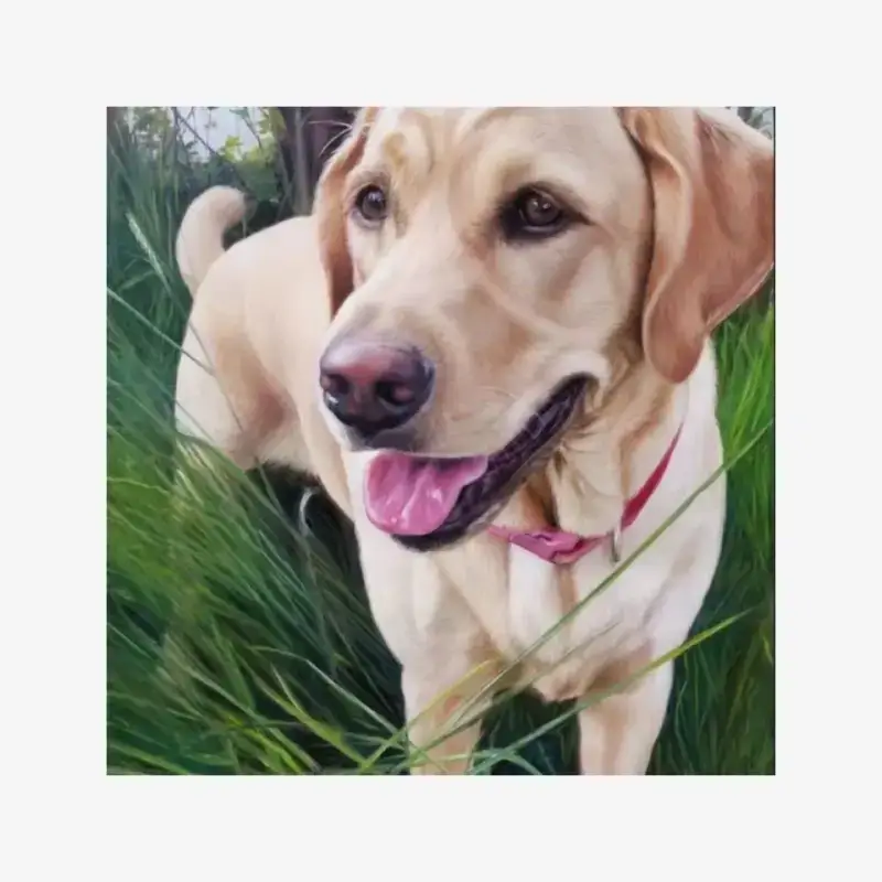 Custom Hand-Painted Pet Portraits: Timeless Oil Art from Your Photo BuddyCopies