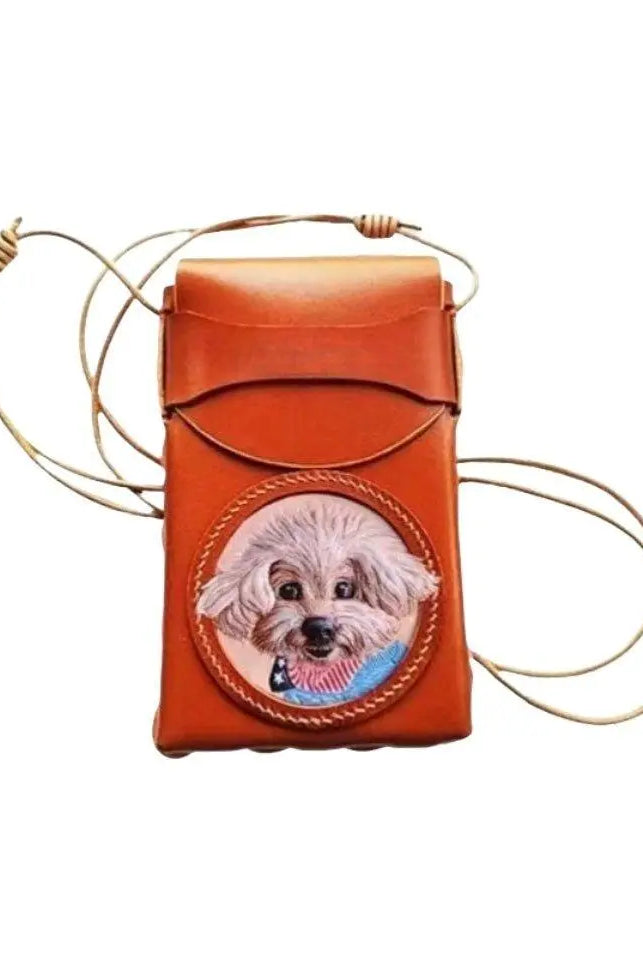 Buddy Copies Hand - craft Custom Phone Case/Phone Bag with Pet Portaits - BuddyCopies