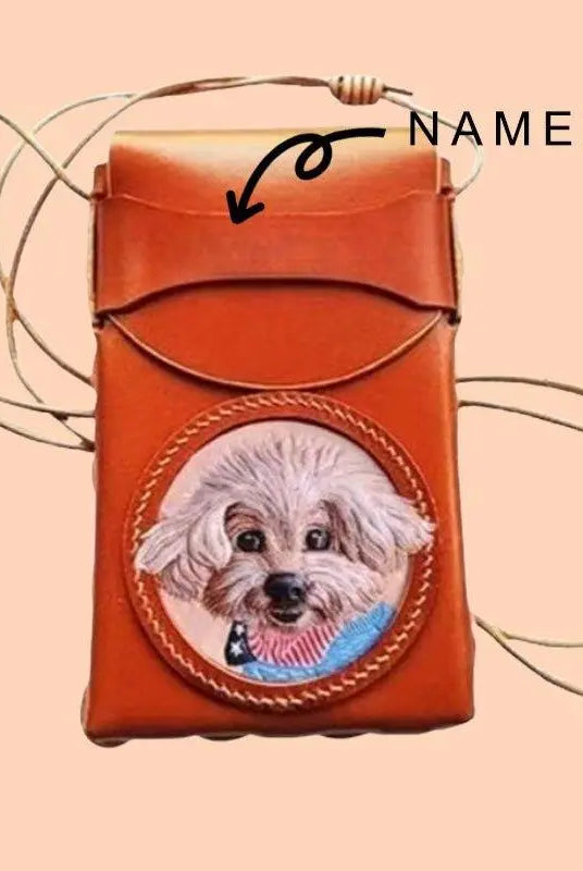 Buddy Copies Hand - craft Custom Phone Case/Phone Bag with Pet Portaits - BuddyCopies