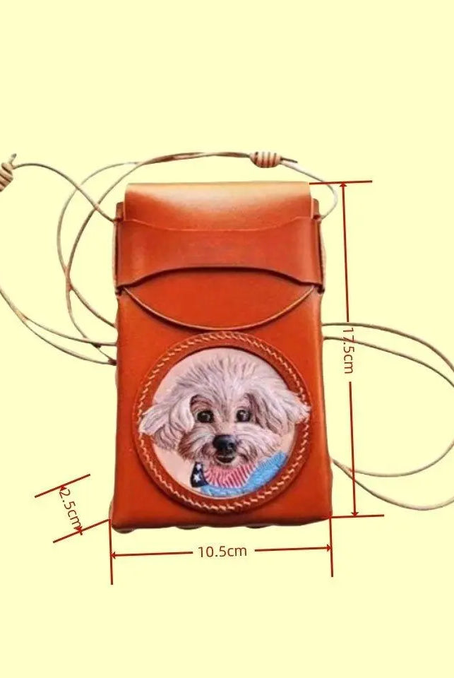 Buddy Copies Hand - craft Custom Phone Case/Phone Bag with Pet Portaits - BuddyCopies