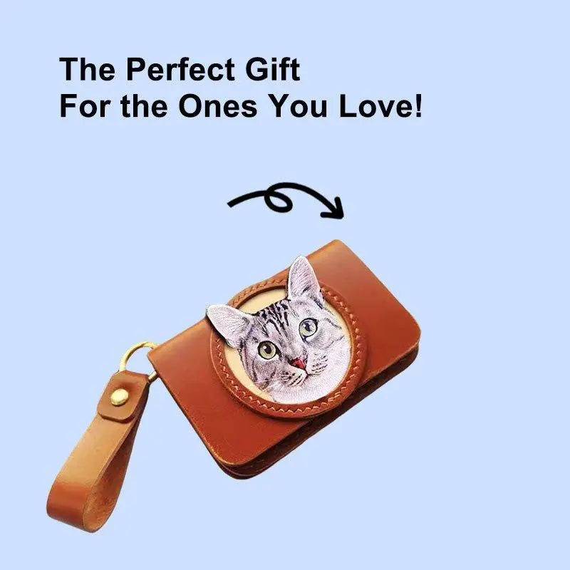 Buddy Copies Hand - craft Custom Wallet and Card Bag with Pet Portaits - BuddyCopies
