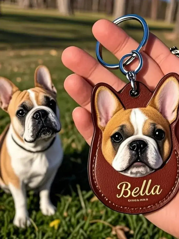 Custom Leather Pet Keychain from Photos | A Step-by-Step Craft Tutorial