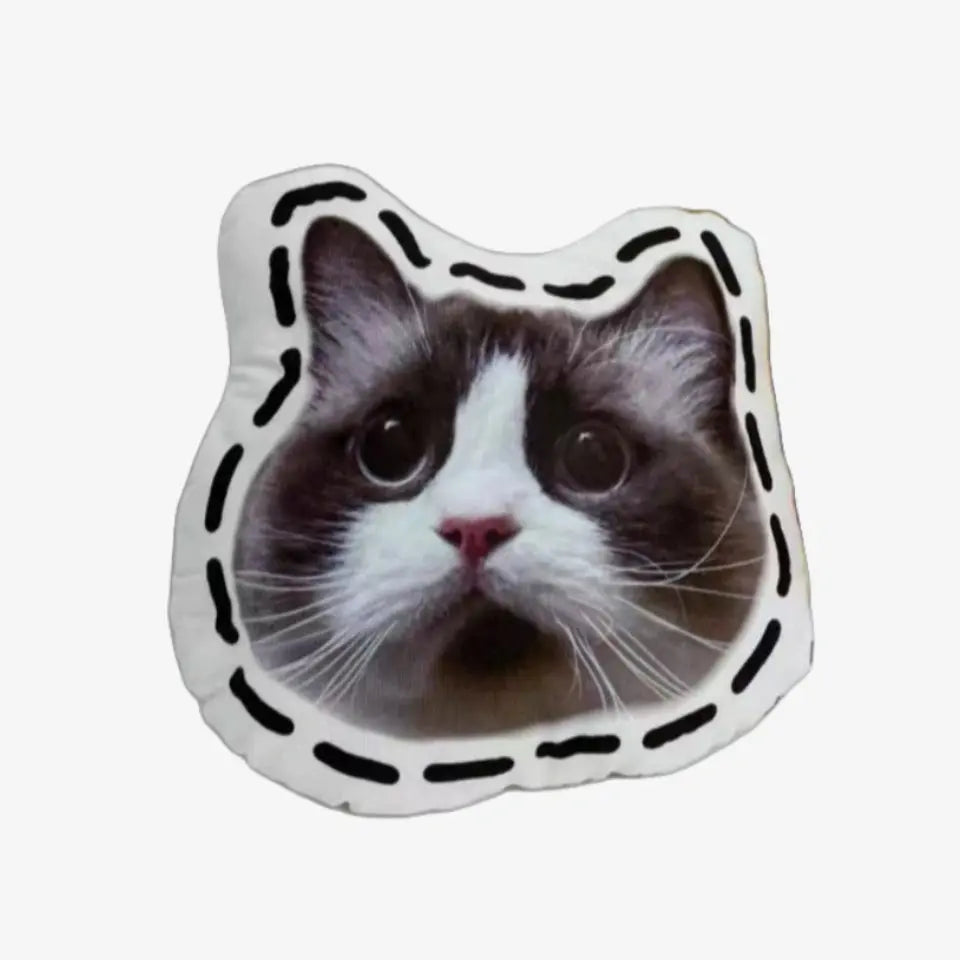 Custom Pet Photo Throw Pillows - Create a Purr-fect Memory with Your Furry Friend! BuddyCopies