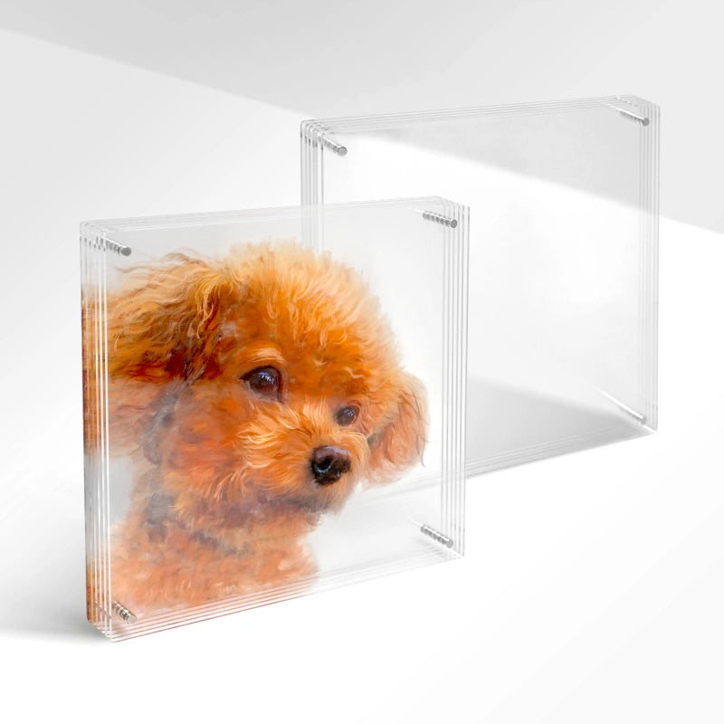 3d dog hand painting