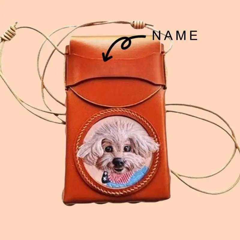 Buddy Copies Hand - craft Custom Phone Case/Phone Bag with Pet Portaits - BuddyCopies