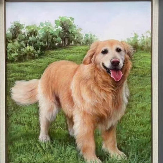 Custom Hand - Painted Pet Portraits: Timeless Oil Art from Your Photo - BuddyCopies