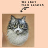 Custom Hand - tooled Pet Portait Leather Wall Panel - BuddyCopies