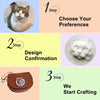 Hand - crafted custom handbag with pet portrait - BuddyCopies